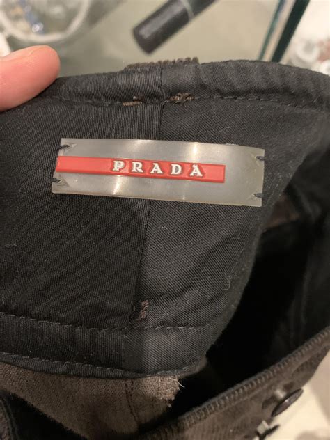 vintage prada logo|prada label authentic.